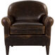 Bastoni Chocolate Leather Lounge Chair